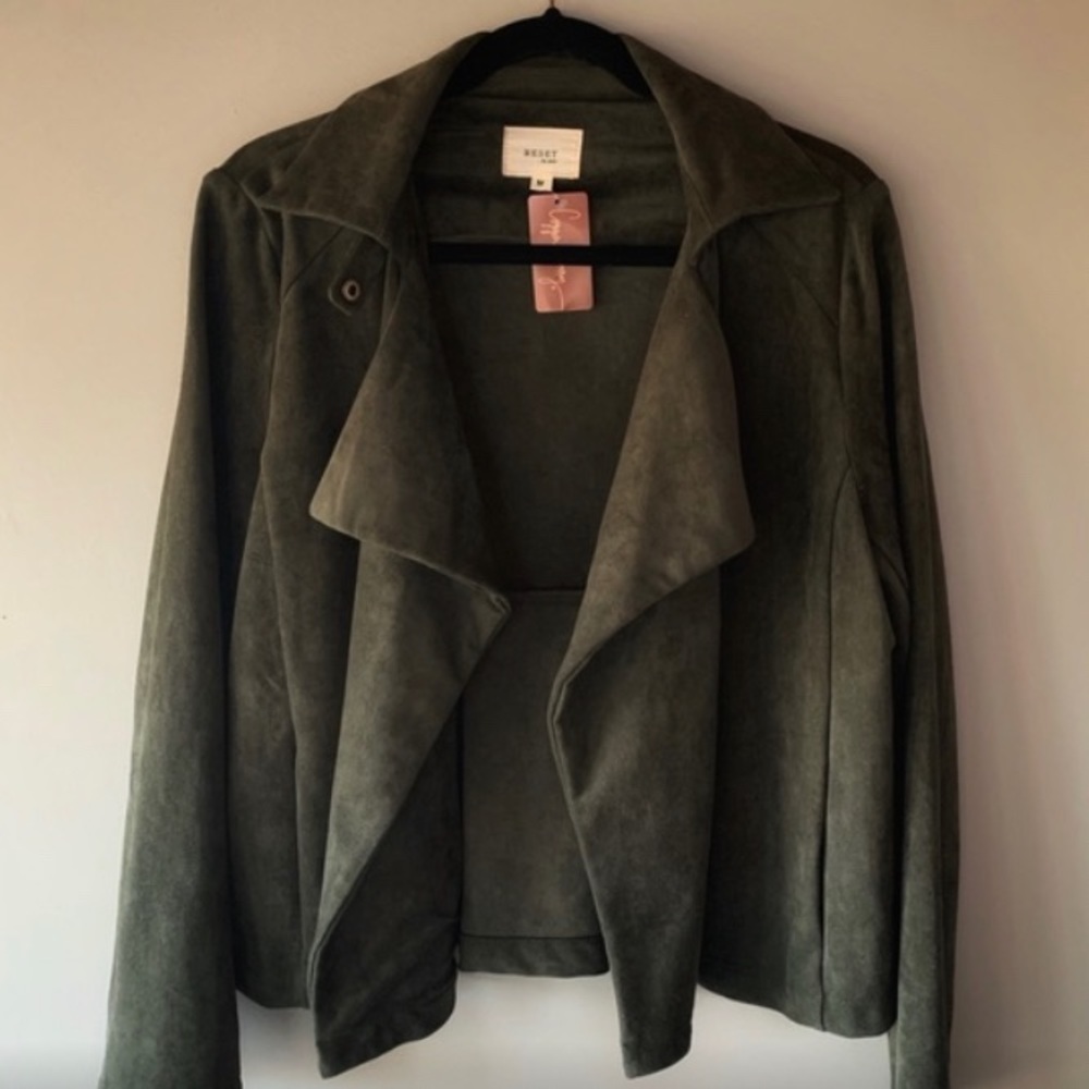 Faux Suede Jacket